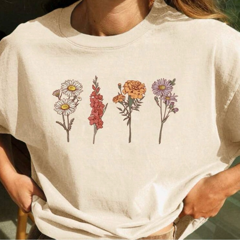 SHEIN Flower T-Shirt
